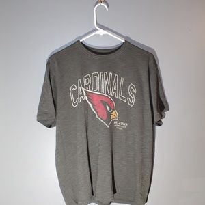 NFL Arizona Cardinals Grey Mens Large Teeshirt